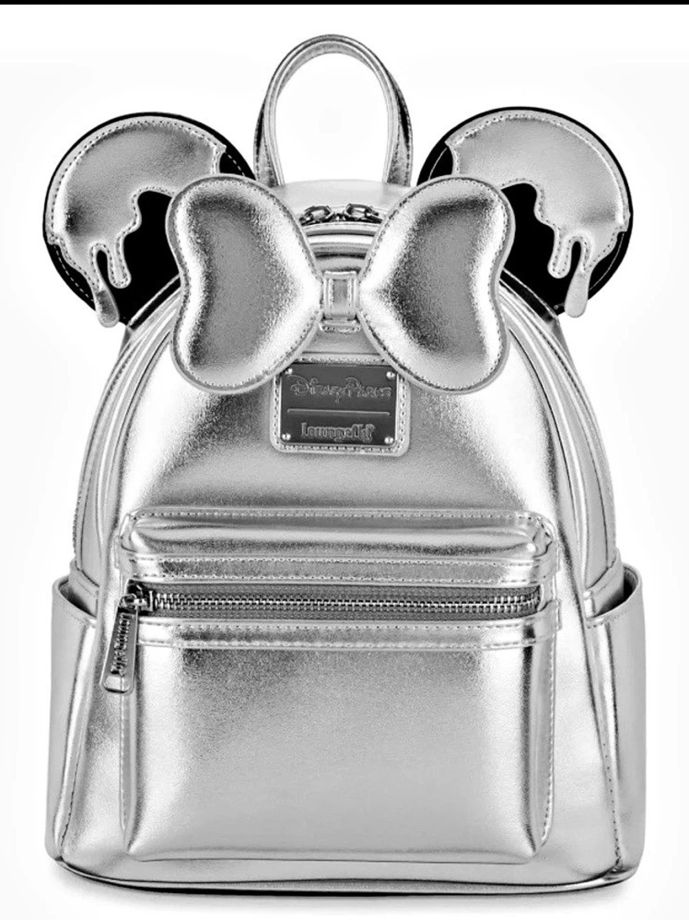 Loungefly Disney Parks 100 Years of Wonder Silver Mini Backpack